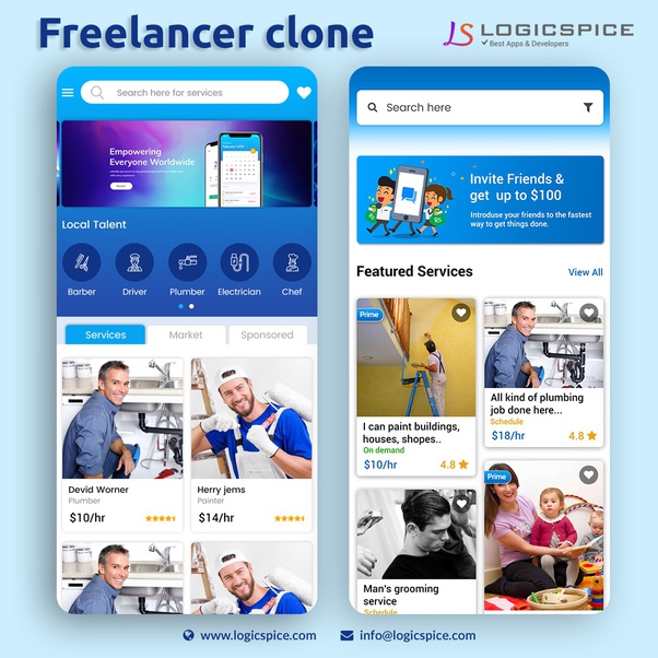 Freelancer Clone Script | Freelance Marketplace - Logicspice